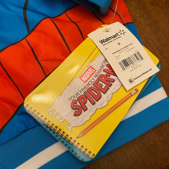 Marvel Red and Blue Superhero Kids Costume Jacket - Picture 3 of 10